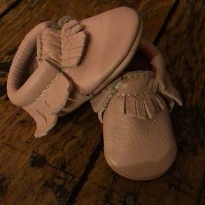 Freshly Picked Pink Moccasins for Kids